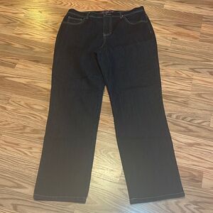 Gloria Vanderbilt Amanda Crop / Ankle Jeans, blue denim, size 12 short